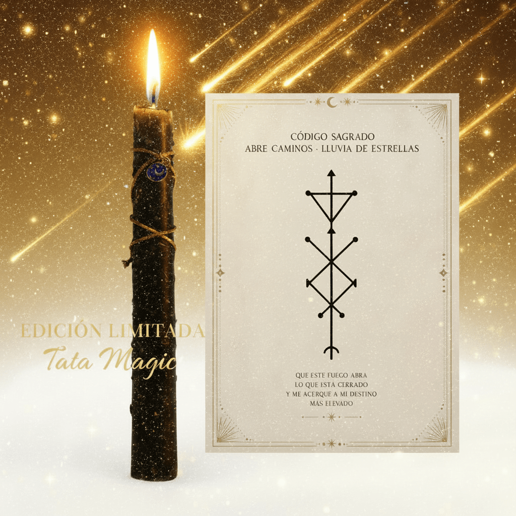 Vela Ritualizada Lluvia de Estrellas Acuáridas — Edición Exclusiva Velas RitualizadasTienda esotérica Málaga - La Tienda de Tata Magic: tienda Esotérica en Málaga